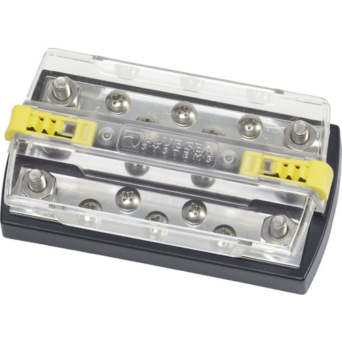 Blue Sea DualBus Plus 150A BusBar - 1/4"-20 Stud 5 Gang