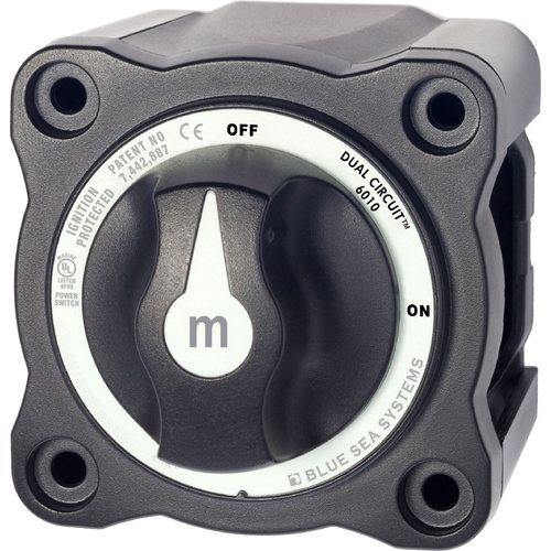 Blue Sea Switch Battery M DualCirc Blk