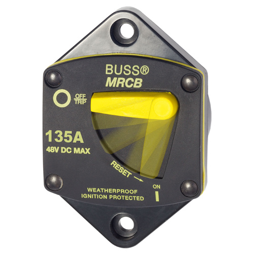 Blue Sea 187 Series Circuit Breaker - Panel Mount 135A