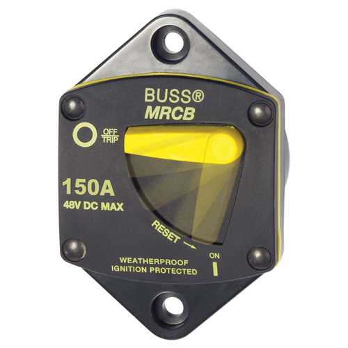 Blue Sea 187 Series Circuit Breaker - Panel Mount 150A