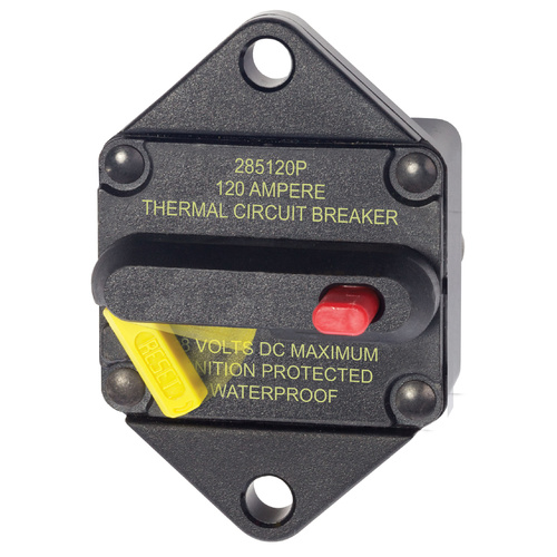 Blue Sea 285 Series Circuit Breaker - Panel Mount 120A