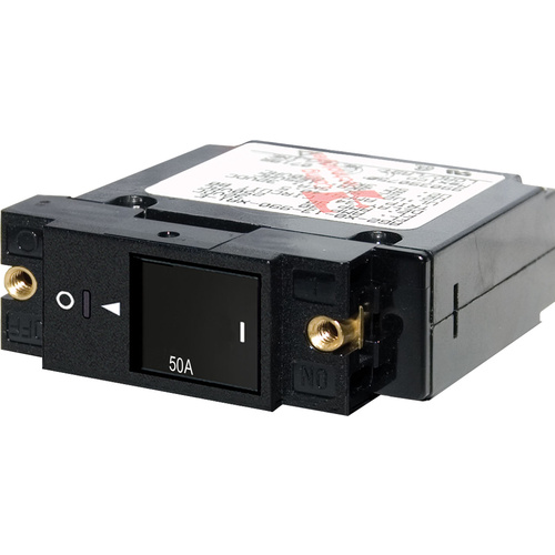 Blue Sea Circuit Breaker A-Series Restricted Off Flat Rocker 1 Pole 50A