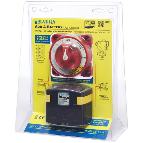 Blue Sea Add-A-Battery Kit - 120A