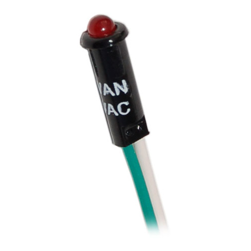 Blue Sea LED Indicator Light Red 11/64" (4.37mm) 120VAC