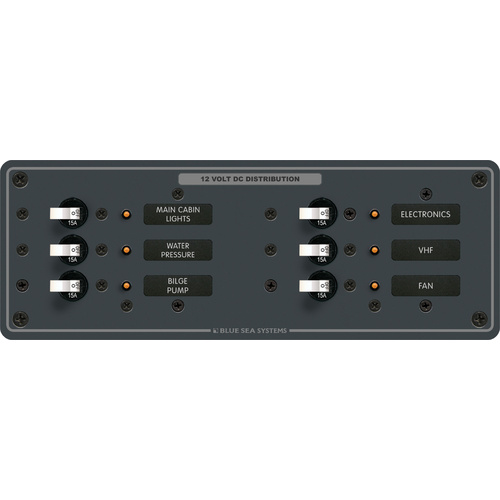 Blue Sea Panel DC 6 Position H