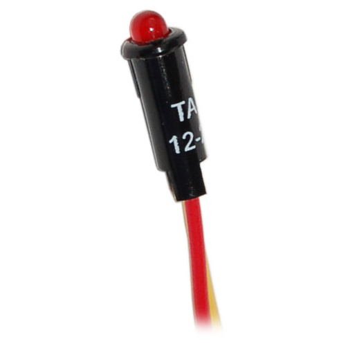 Blue Sea LED Indicator Light Red 11/64" (4.37mm) 12/24V DC