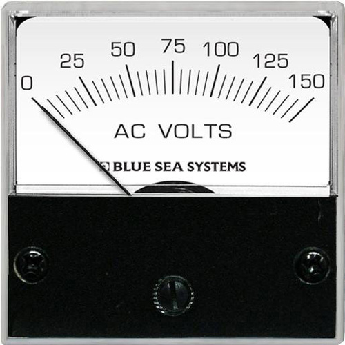 Blue Sea Voltmeter Micro AC 0–150V