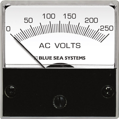 Blue Sea Voltmeter Micro AC 0–250V