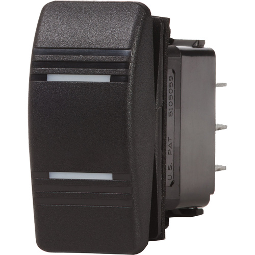 Blue Sea Switch Contura SPDT ON-OFF-ON Black 8283