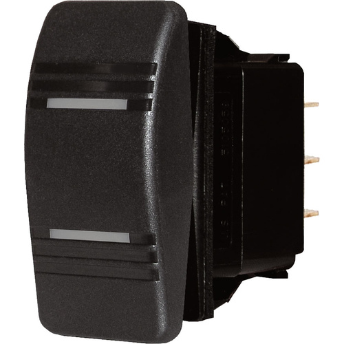 Blue Sea Switch Contura DPDT ON-OFF-ON Black 8286