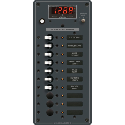 Blue Sea Panel DC 10 pos DMM
