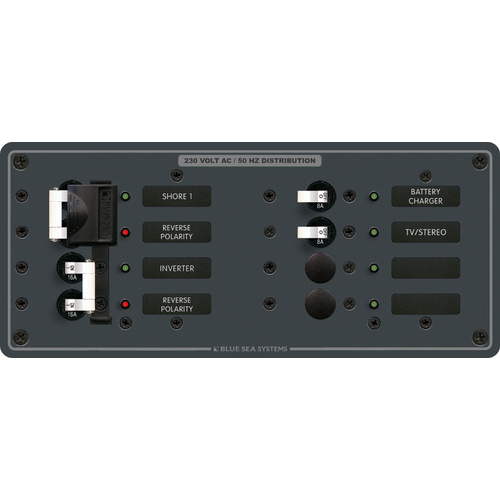 Blue Sea Panel 230VAC SourceSel 4pos H