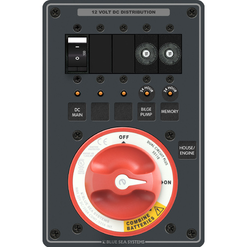 Blue Sea Panel DC BatteryMng e DualCircPlus