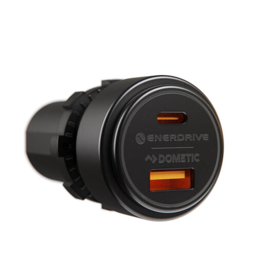 Enerdrive USB-A QC 3.0 36W & USB-C PD 60W Socket (Max 100W)