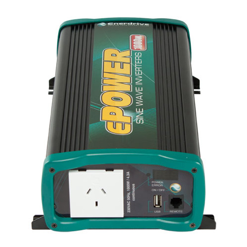 Enerdrive ePower 12 Volt 1000W Pure Sine Wave Inverter