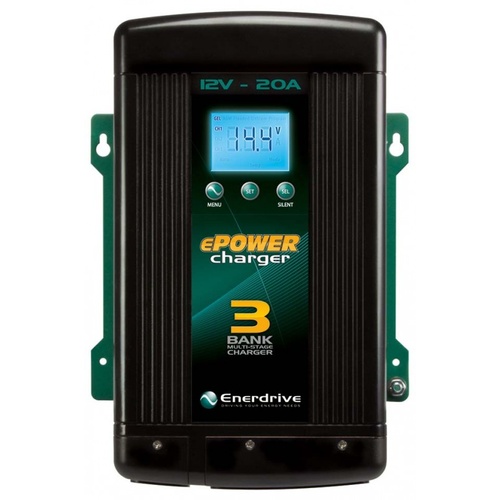 Enderdrive ePOWER 20amp/12v Smart Battery Charger 240V AC - EN31220