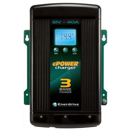 Enerdrive ePOWER 40amp/12v Smart Battery Charger  240V AC - EN31240