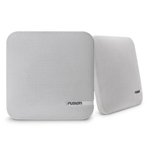 Fusion Shallow Mount Series Marine Speakers, White