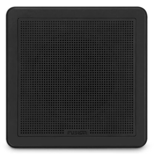 Fusion FM Series Marine Subwoofers, 10" 400-Watt Square Black Flush-Mount Marine Subwoofer