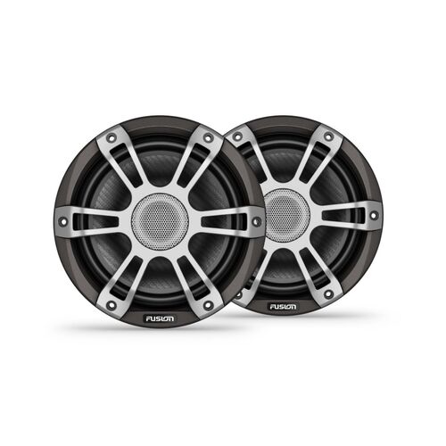 Fusion Signature Series 3i Marine Speakers, 6.5" 230-watt Coaxial Sports Grey Marine Speakers (Pair)