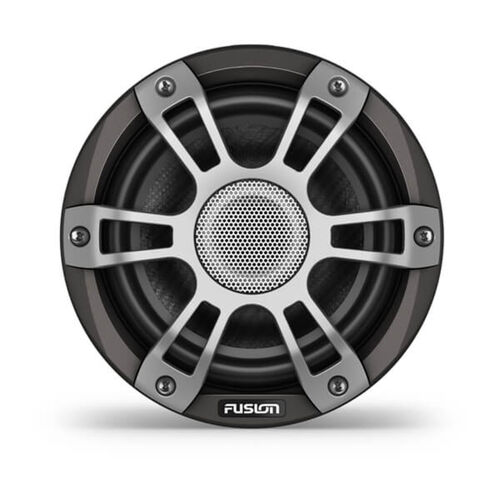 Fusion® Signature Series 3i Marine Wake Tower Speakers, 6.5" 230-watt CRGBW Sports black marine wake tower speakers (pair)
