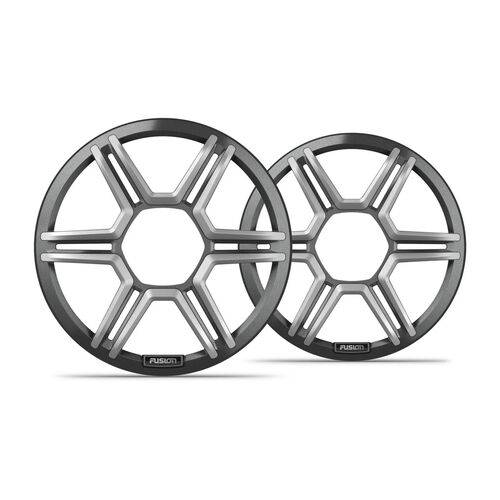 Fusion Apollo Speaker grilles, 8.8" Sports gray speaker grilles (pair)