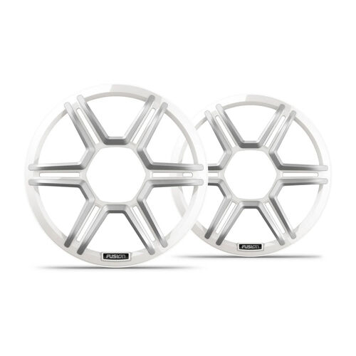 Fusion Apollo Speaker grilles, 8.8" Sports white speaker grilles (pair)