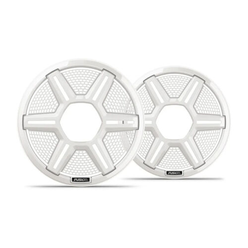 Fusion Apollo Speaker grilles, 8.8" Shielded white speaker grilles (pair)