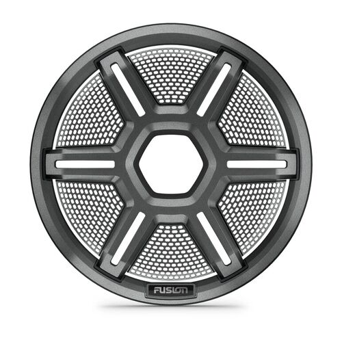 Fusion Apollo Subwoofer grille, 10" Shielded gray subwoofer grille