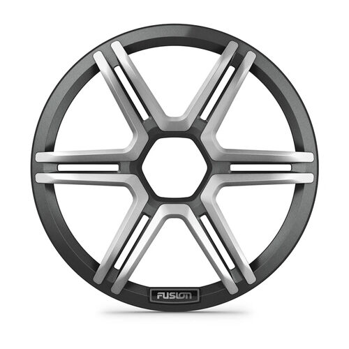 Fusion Apollo Subwoofer grille, 12" Sports gray subwoofer grille