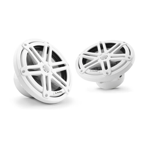 JL Audio M3-770X-S-Gw, 7.7-inch (196 mm) Marine Coaxial Speakers, White Sport Grilles