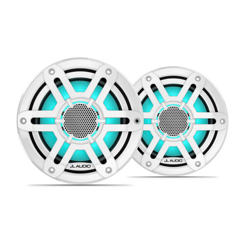 JL Audio® M200 6.5" LED Marine Speakers - White