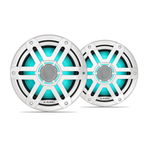 JL Audio® M200 7.7" LED Marine Speakers - White