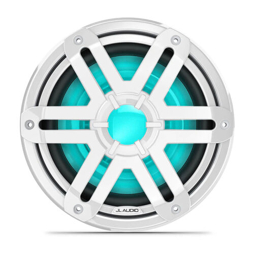 JL Audio® M200 10" LED Marine Subwoofer - White