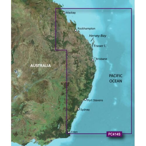 Garmin BlueChart g3 microSD with SD Adaptor - Mackay to Twofold Bay