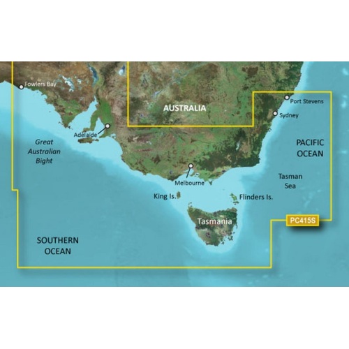 Garmin BlueChart g3 microSD with SD Adaptor - Port Stephens - Fowlers Bay