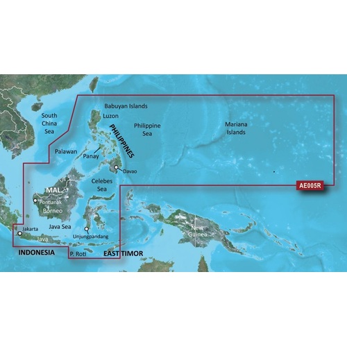 Garmin BlueChart g3 Vision microSD - Philippines - Java - Mariana Island