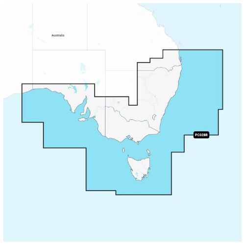 Navionics+ NAPC028R Australia, Southeast Marine Charts | microSD/SD & 1-year Subscription