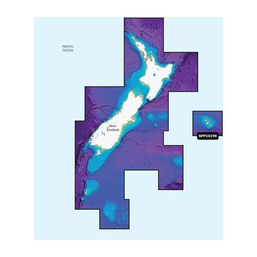 Navionics Platinum+ NPPC029R New Zealand Marine Charts | microSD/SD and One-year Subscription