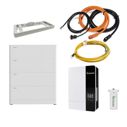 Growatt 10kWh Battery 5000W Off Grid Solar System