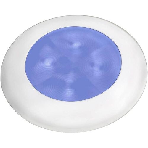 Hella Round Slim Line Lamp, Blue