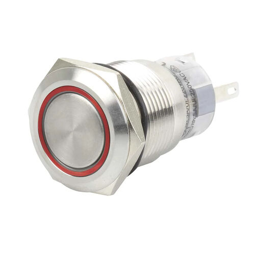Hella Switch Momentary Ring 24V Red