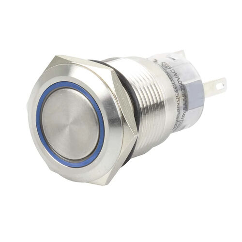 Hella Switch Momentary Ring 24V Blue