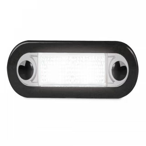 Hella Marine Courtesy Lamp 1X2- Narrow Rim White - 12/24V