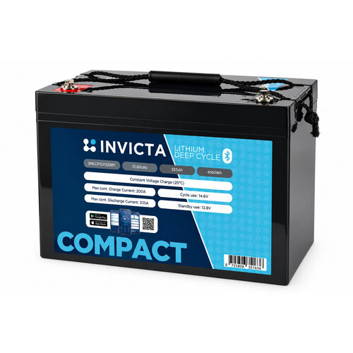 Invicta Compact  12V325Ah Lithium Battery
