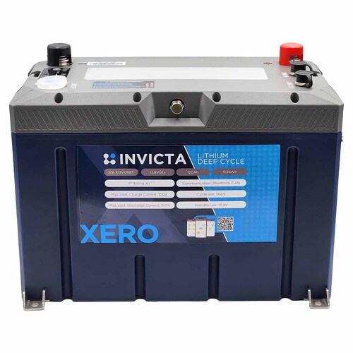 Invicta Xero 12V 120Ah LiFePO4 Battery (Bluetooth)