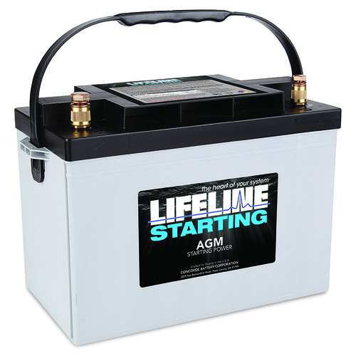 Lifeline AGM GPL-2700T - 12V 745CCA / 95Ah Starting Battery