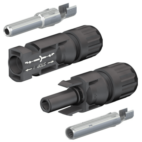 Multi-Contact Stäubli MC4 Plug and Socket (3-6mm OD)