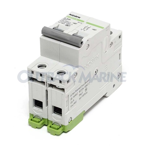 Noark Ex9BP 2P DC360V K63 IEC - 63A 360V DC Circuit Breaker (2 pole) (N84456)