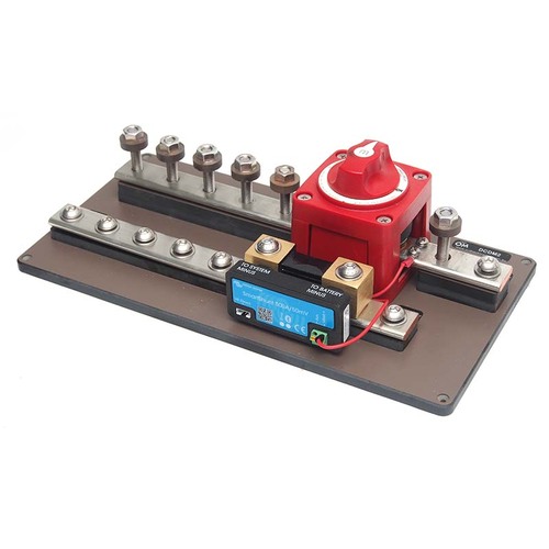 DC Distribution Board with Battery Switch and Victron SmartShunt - 5 Position